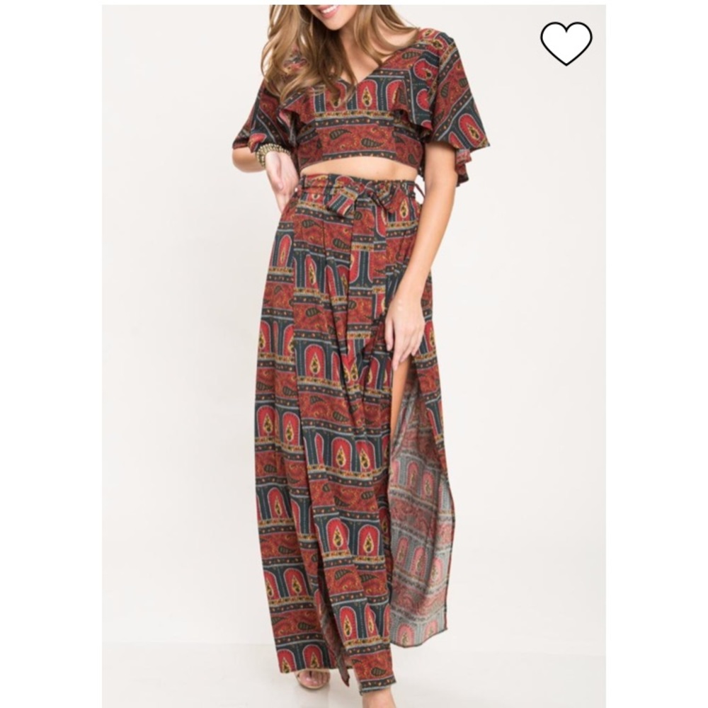 Boho pant set